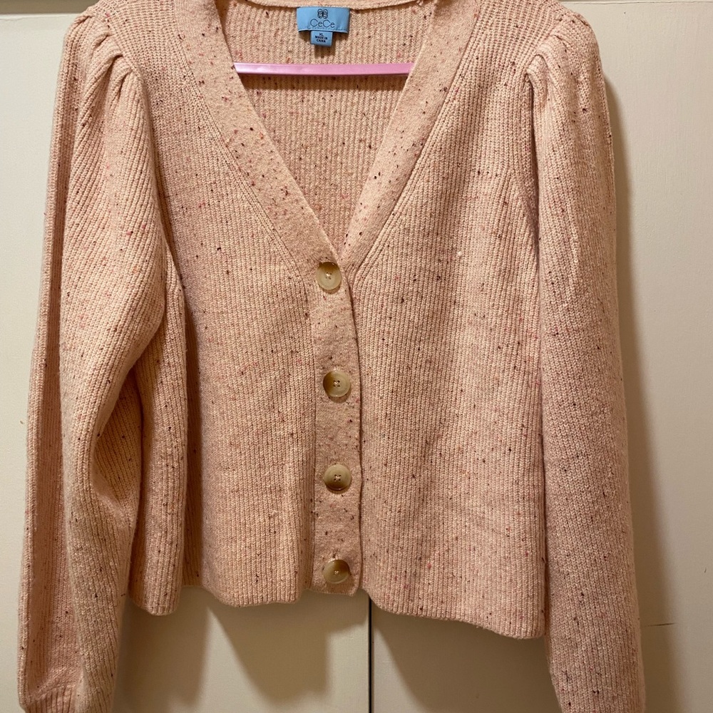 CeCe women cardigan. Size XL. 54% cotton. Very cozy.